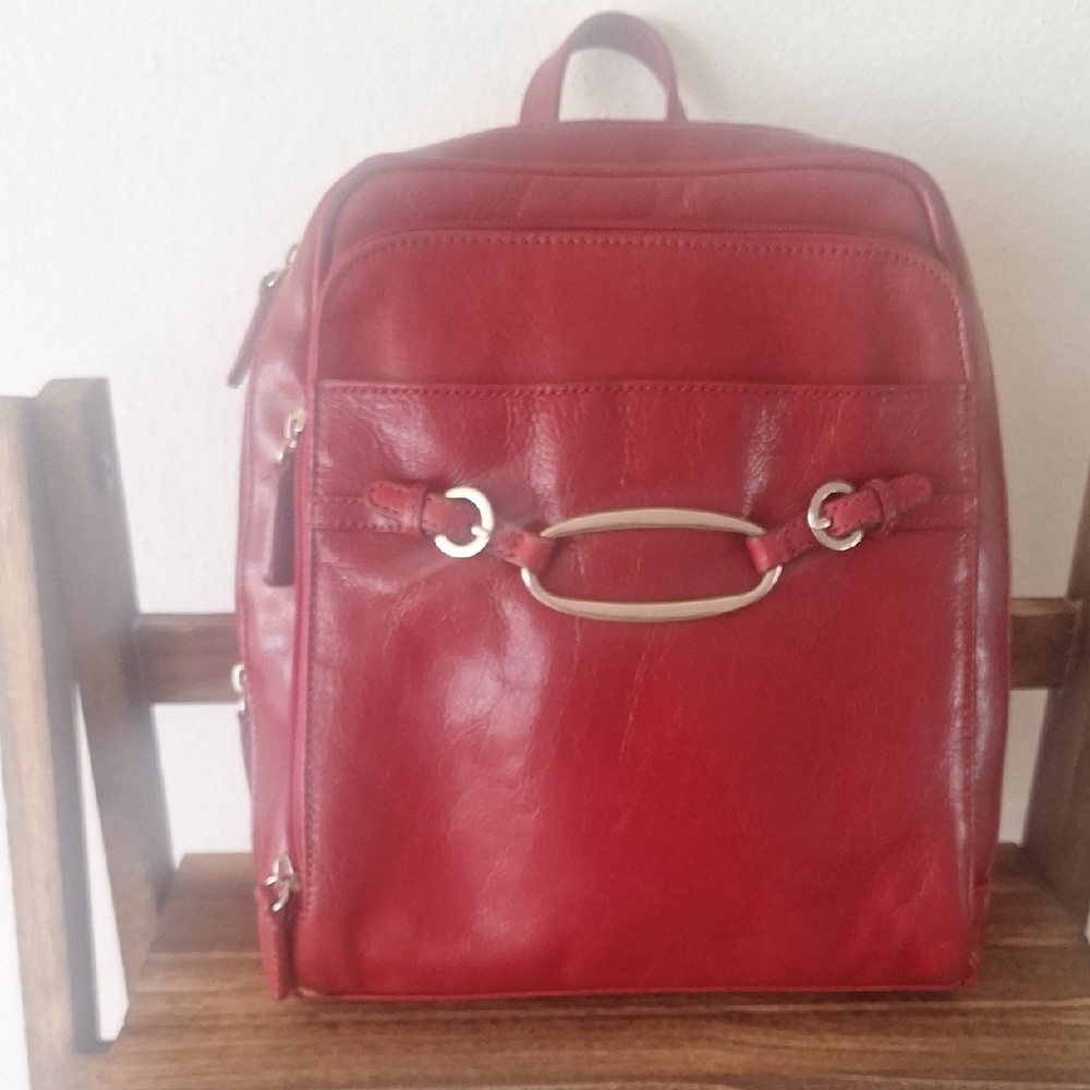 Landau Red Crossbody Bag